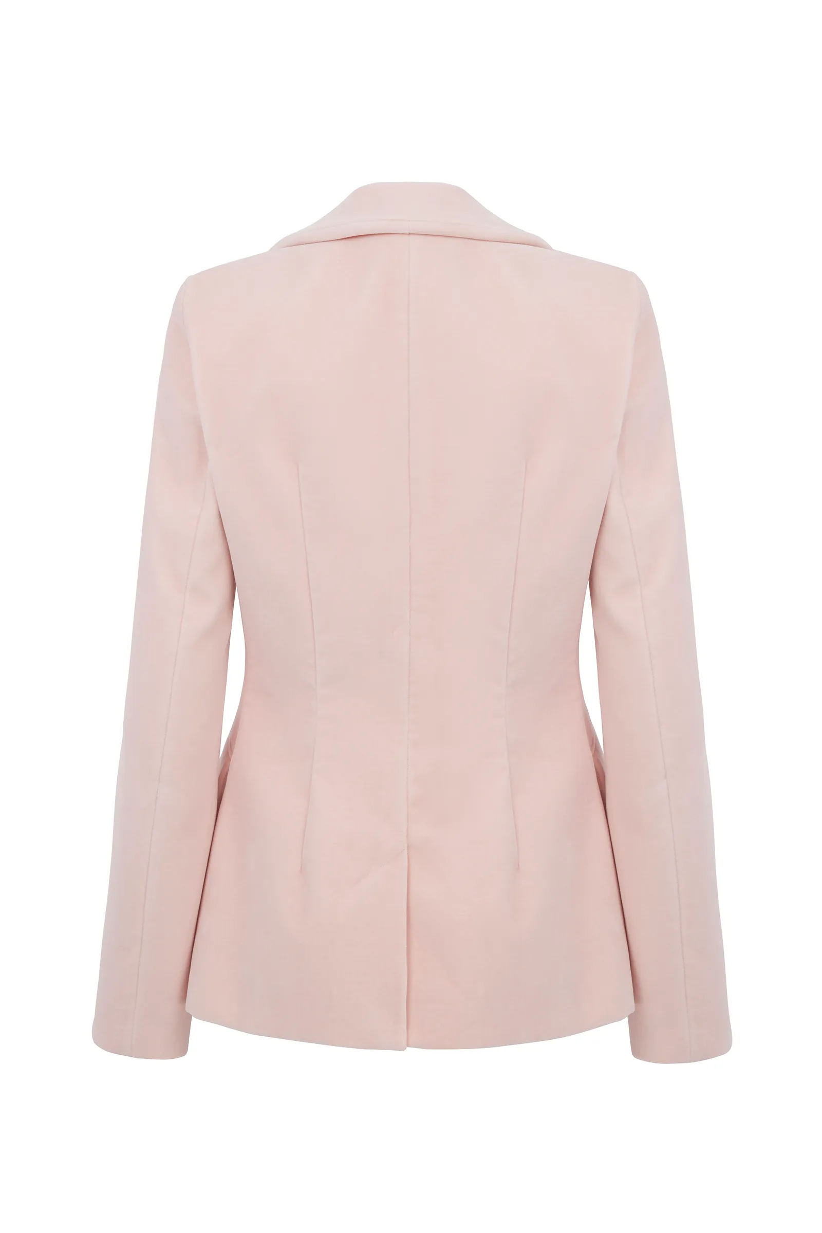 Brooklyn Jacket Blush Pink Velvet
