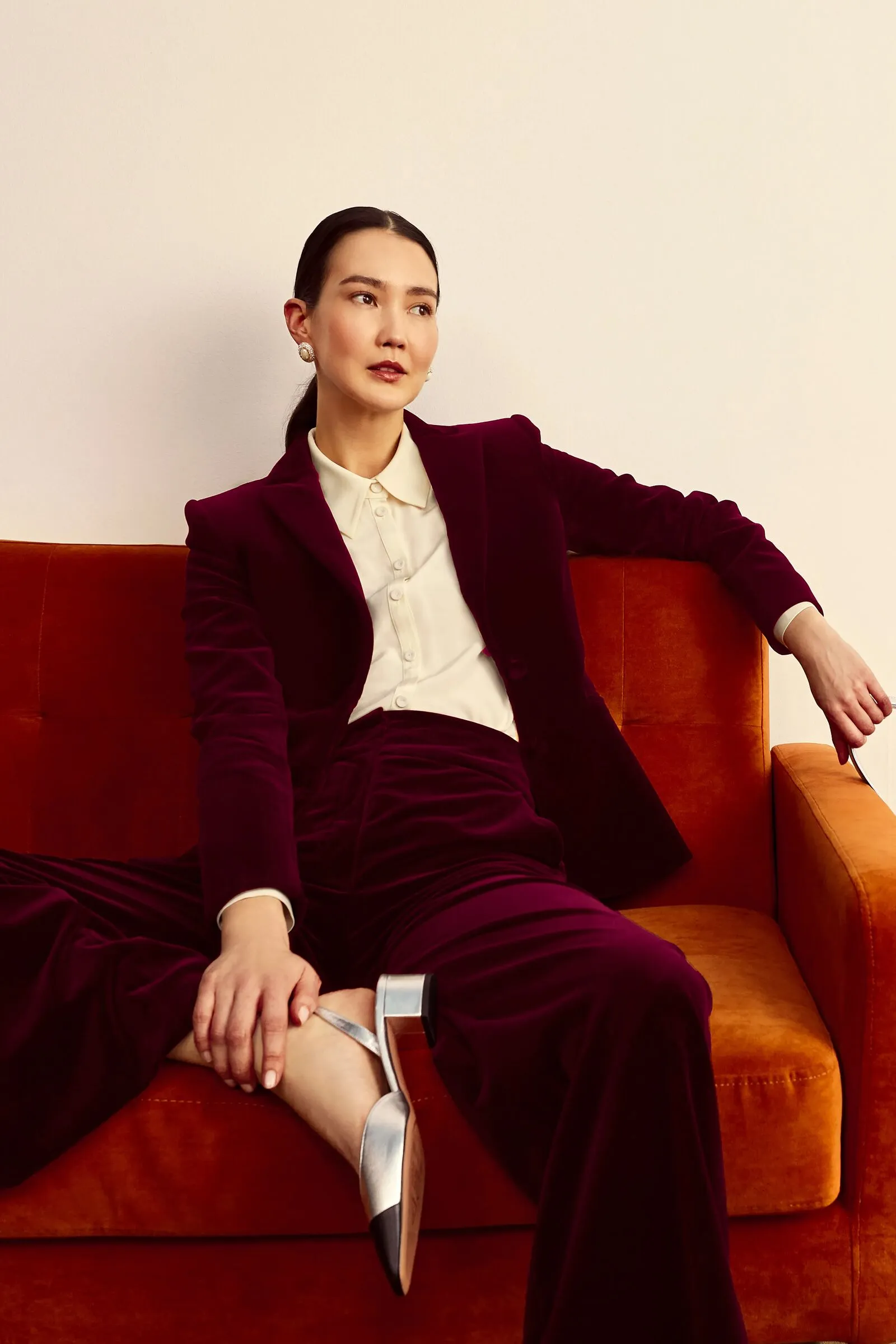 Brooklyn Jacket Plum Velvet