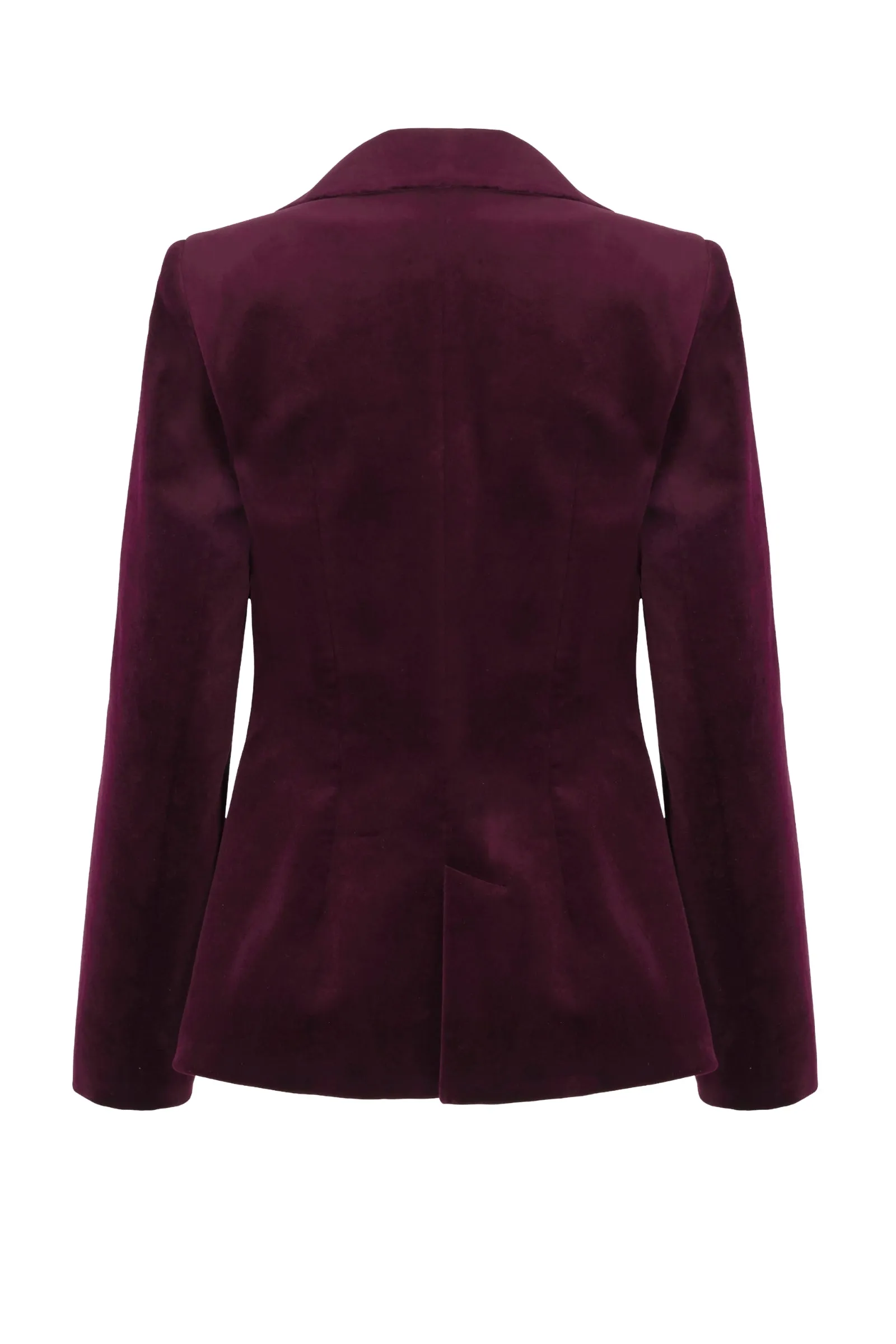 Brooklyn Jacket Plum Velvet