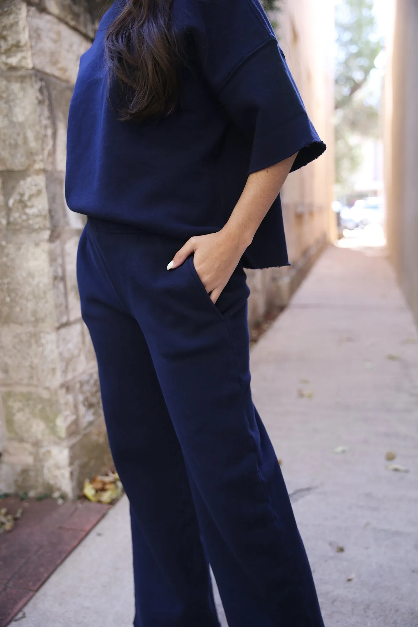 Emmette Sweatpant Navy