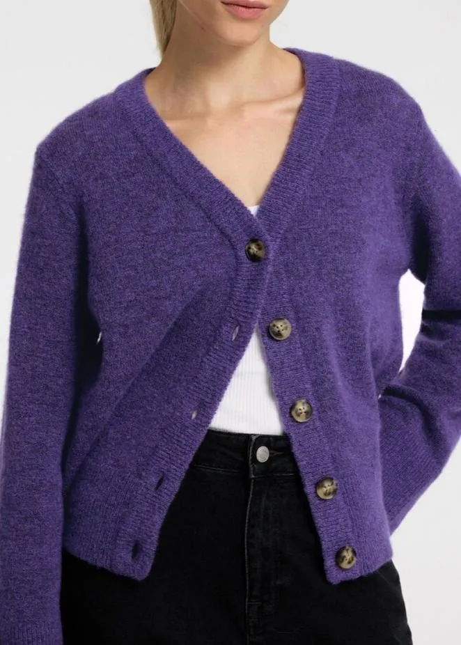 SLFMALINE NEW LS KNIT SHORT CARDIGAN | LIBERTY
