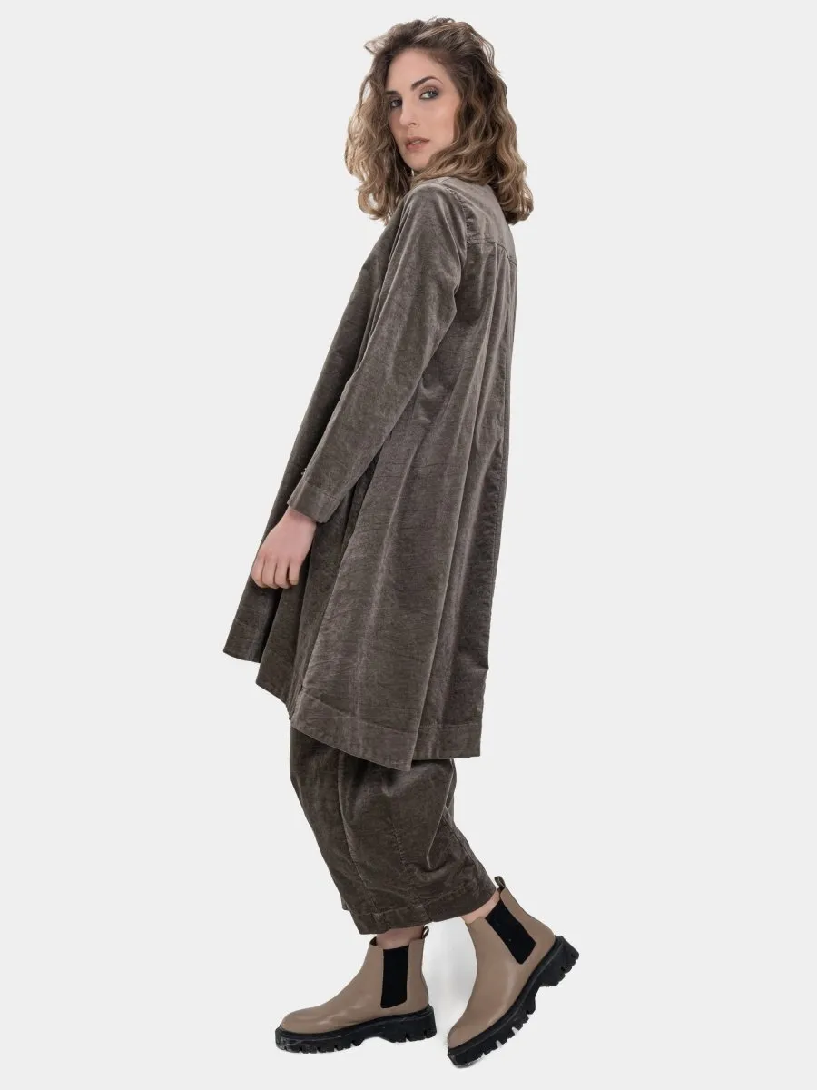 Velvet V-Neck Tunic