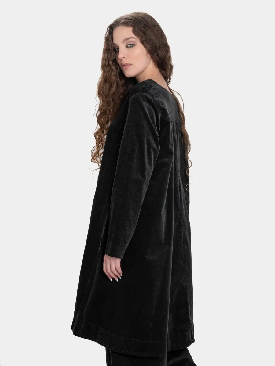 Velvet V-Neck Tunic